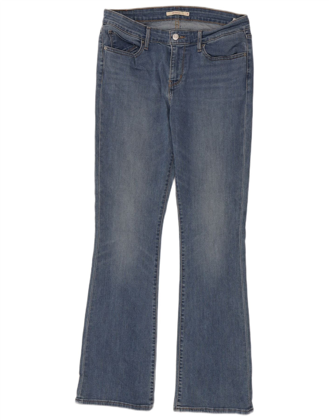 Levi's Damen 715 Bootcut Jeans W31 L32 Blaue Baumwolle