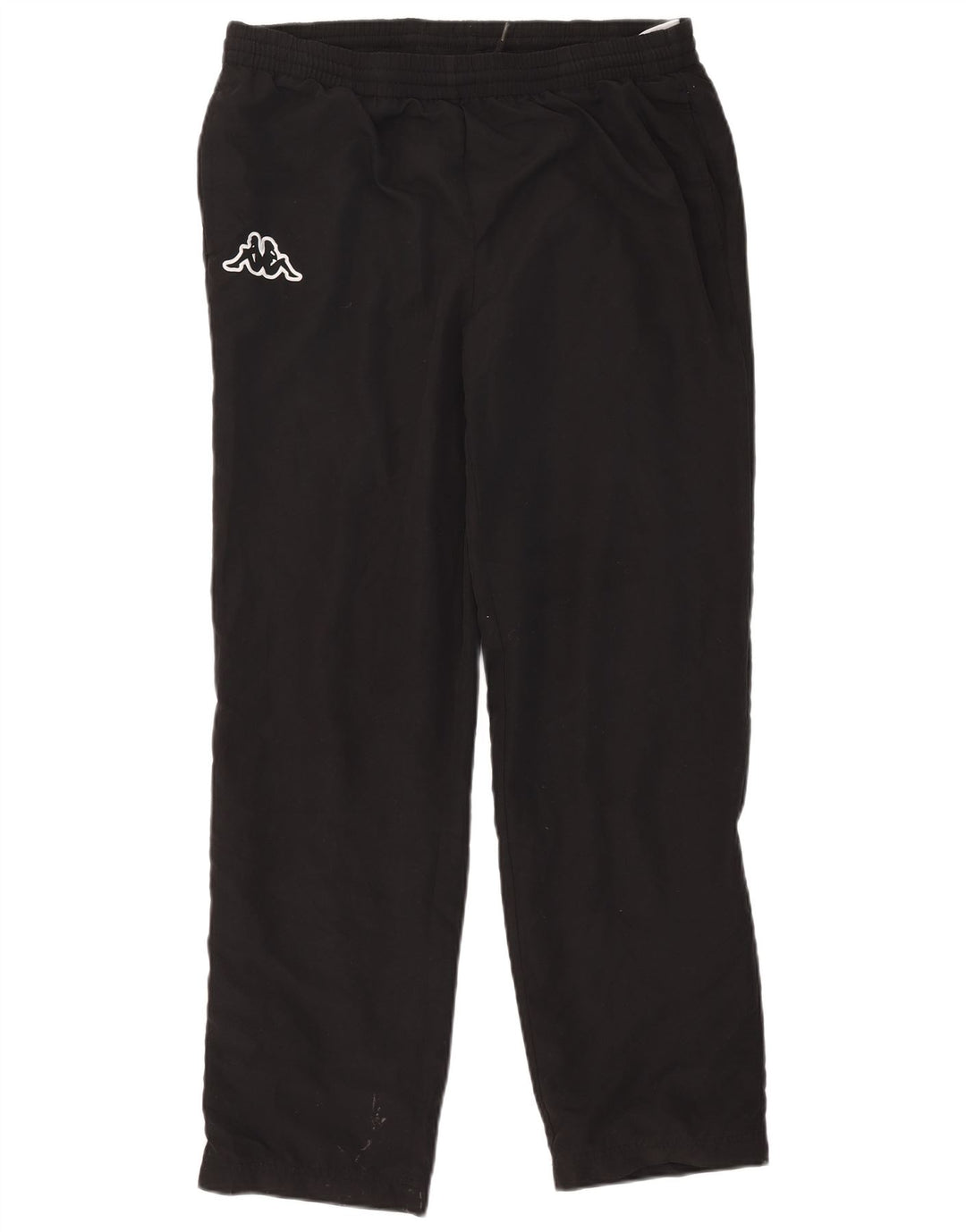 Kappa Herren-Trainingshose, groß, aus schwarzem Polyester