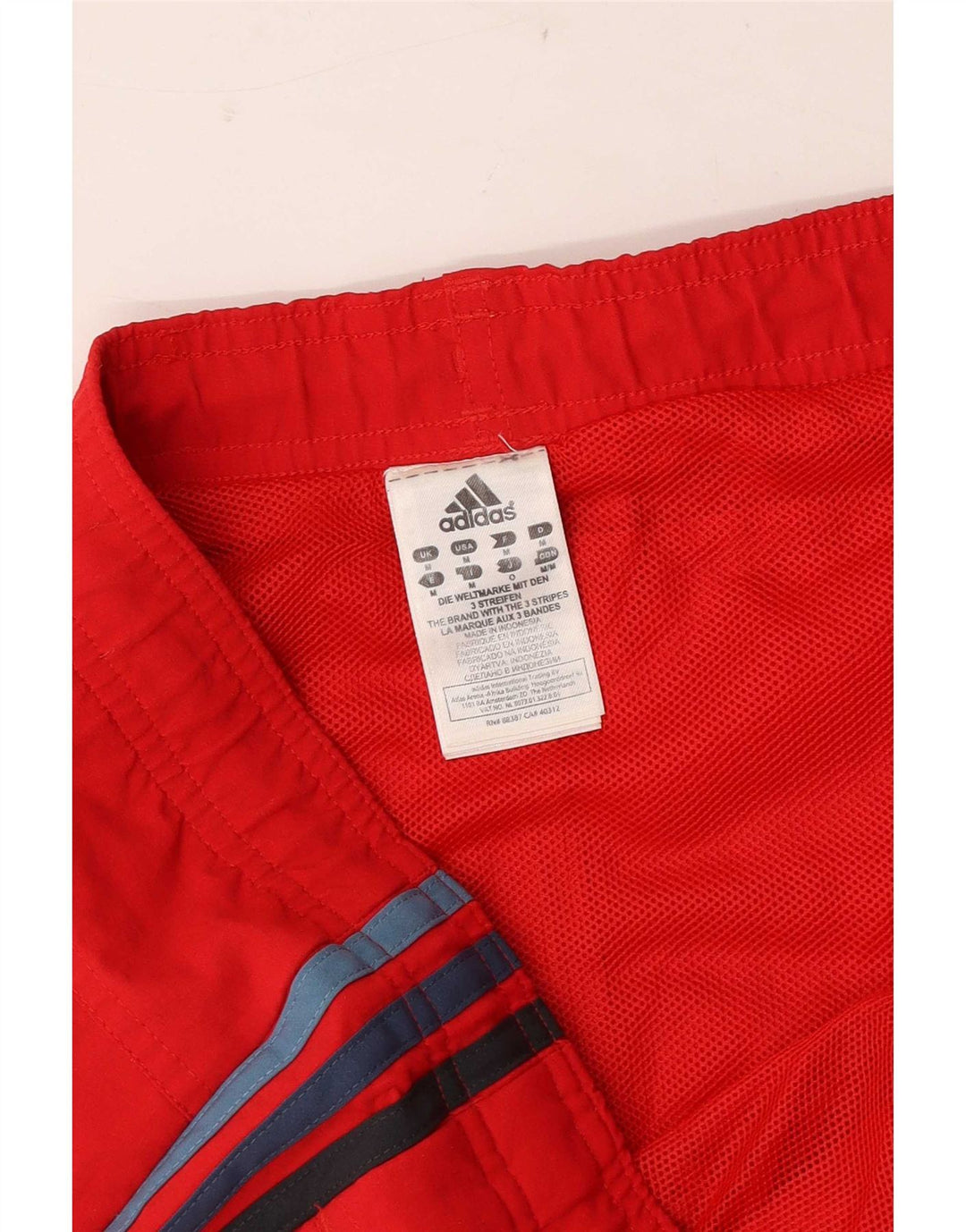 Adidas Herren Sportshorts Mittelrotes Nylon