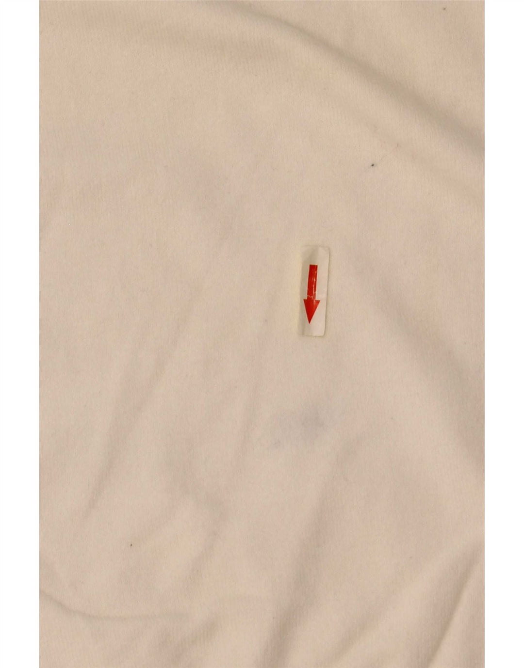 Zara Herren-Pullover mit V-Ausschnitt, mittlere, cremefarbene Baumwolle