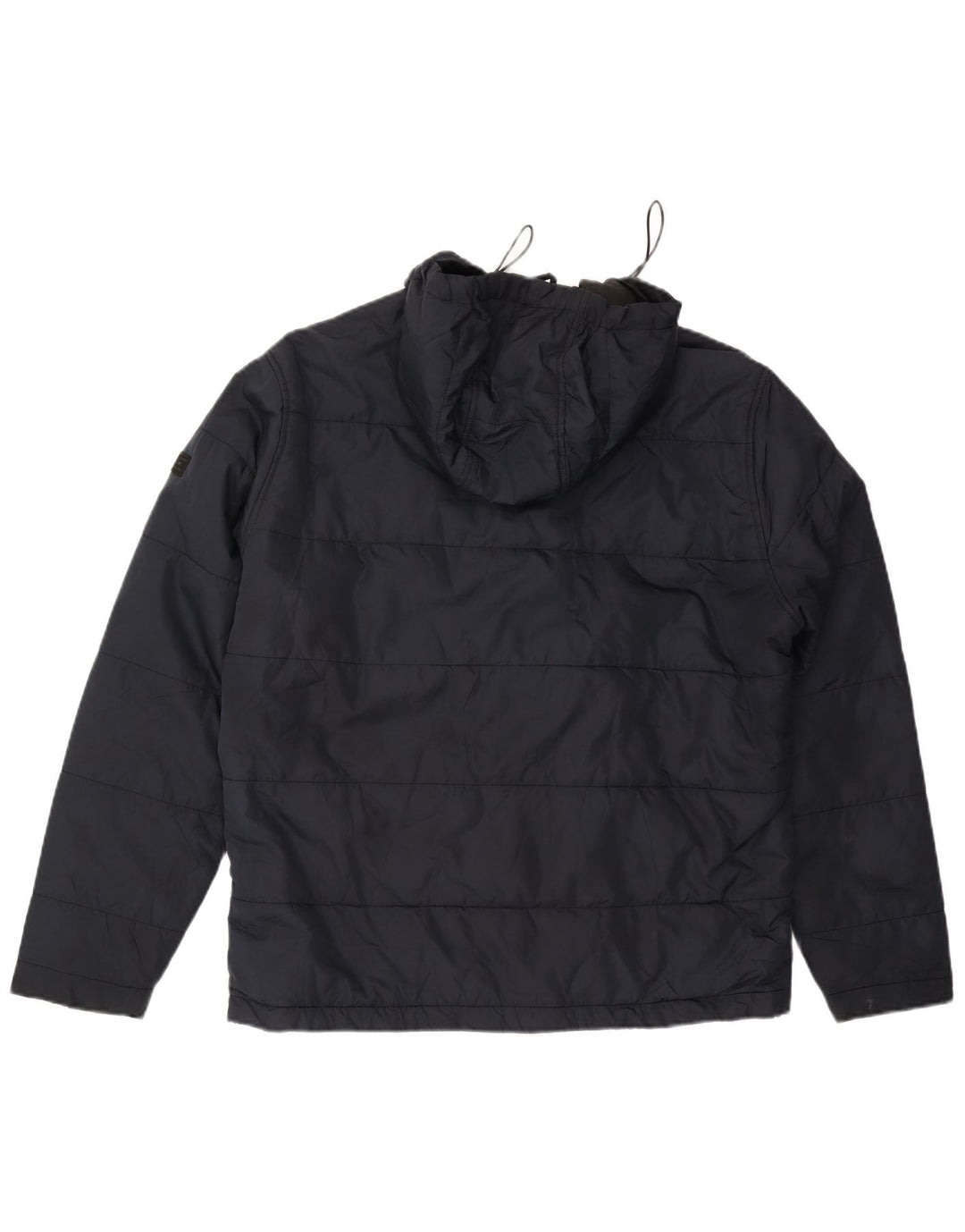Jack & Jones Herren-Jacke mit Kapuze, wattiert, UK 42, XL, Marineblau, Polyester
