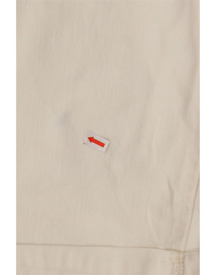 Levi's Damen Jeansshorts US 10 Large W30 Off White