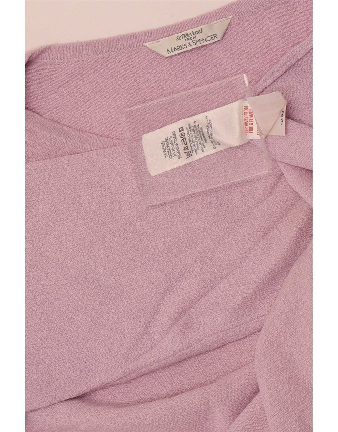 Marks & Spencer Damen St. Michael Top 3/4 Ärmel UK 12 Medium Purple
