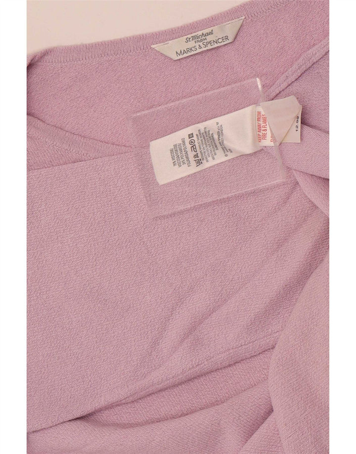 Marks & Spencer Damen St. Michael Top 3/4 Ärmel UK 12 Medium Purple