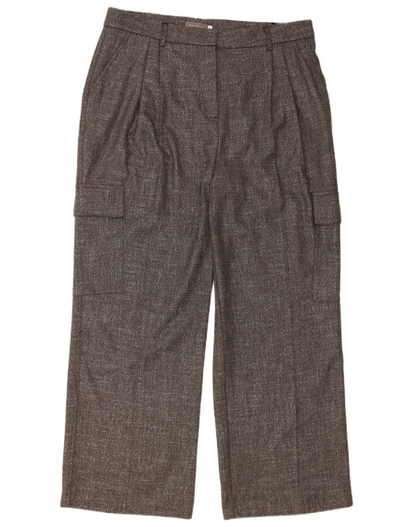 MINT VELVET Damen-Cargohose mit Pegs, XL, W36, L30, grau meliertes Polyester