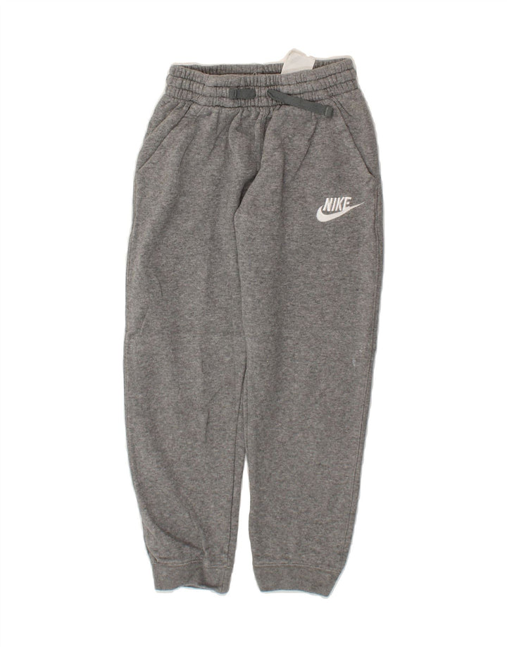 NIKE Boys Tracksuit Trousers Joggers 10-11 Years Medium Grey Cotton Vintage Nike and Second-Hand Nike from Messina Hembry 