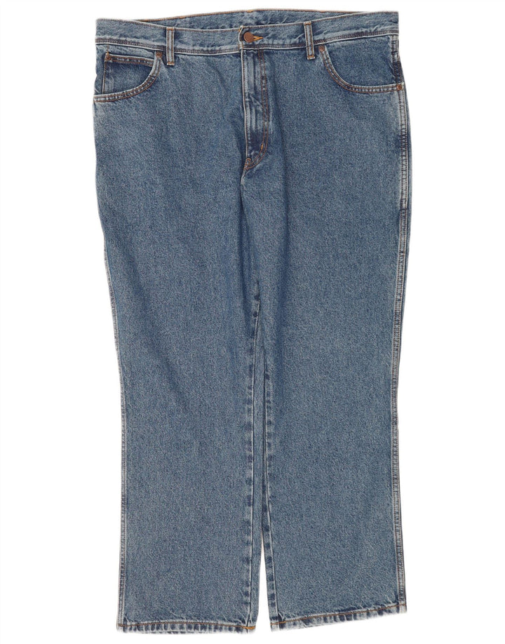 Wrangler Herren-Jeans mit normaler Passform, gerade Passform, Breite 40, Länge 30, Blau, Baumwolle