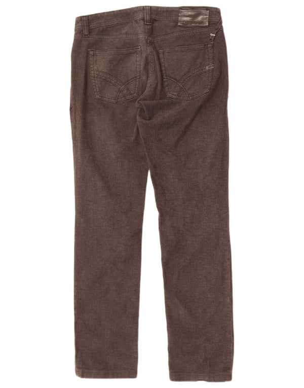 Gas Slim Freizeithose für Herren, W29, L29, graue Nadelstreifen-Baumwolle