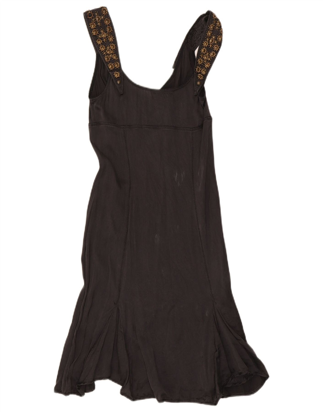 Richmond Damen ärmelloses asymmetrisches Kleid IT 42 Mittelschwarz