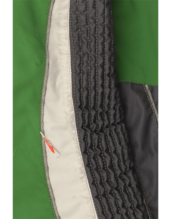 Colmar Damen Skijacke mit Kapuze IT 46 Large Grün Farbblock