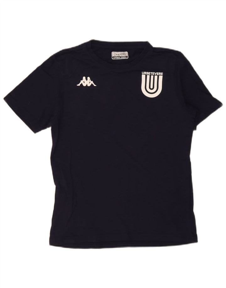 Kappa Grafik-T-Shirt für Jungen, Marineblau, 11–12 Jahre