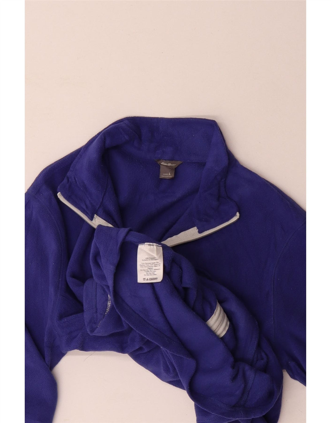 Eddie Bauer Damen Fleecejacke UK 16 Large Lila Polyester