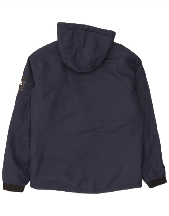 Jack & Jones Herren-Windjacke mit Kapuze, UK 38, mittelmarineblau