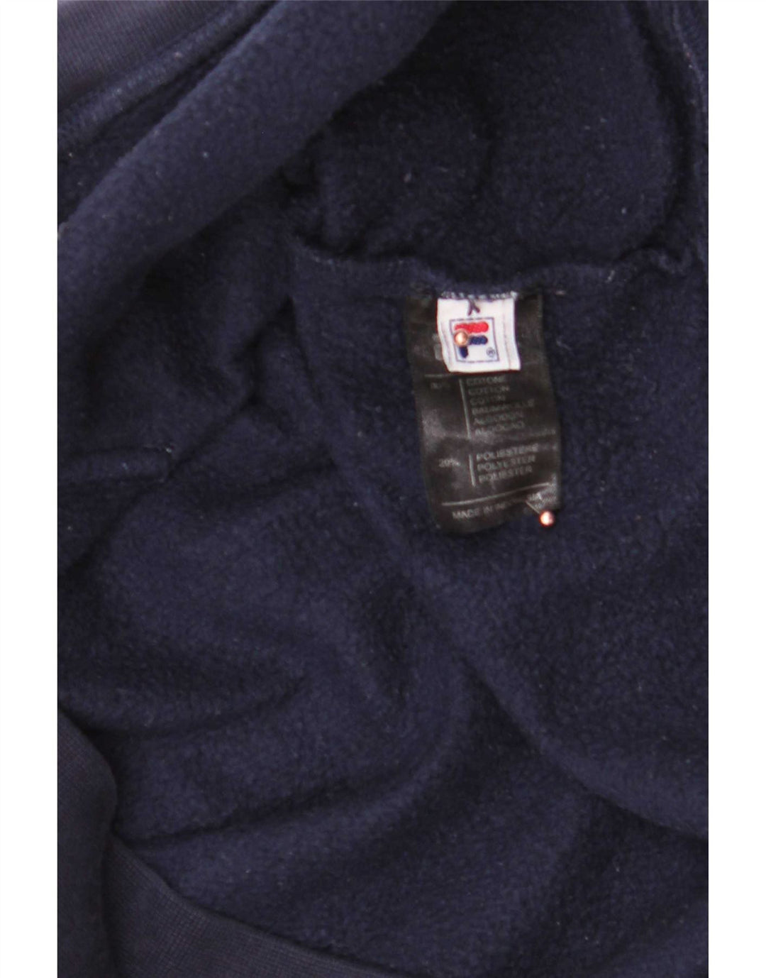 Fila Herren-Kapuzenpullover mit Grafik, mittelmarineblaue Baumwolle