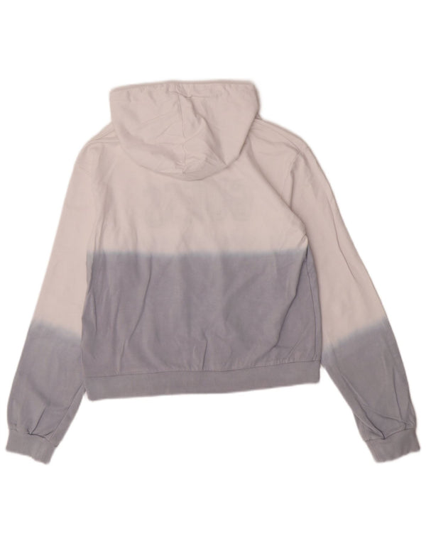 Guess Graphic Crop Hoodie-Pullover für Mädchen, 15–16 Jahre, weiße Colourblock-Baumwolle