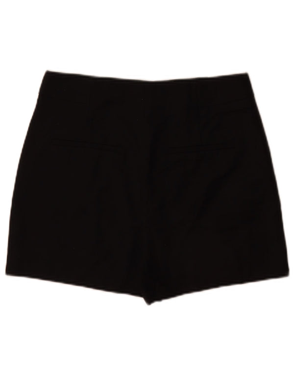 Zara Damen-Freizeitshorts, Größe S, W26, schwarze Baumwolle