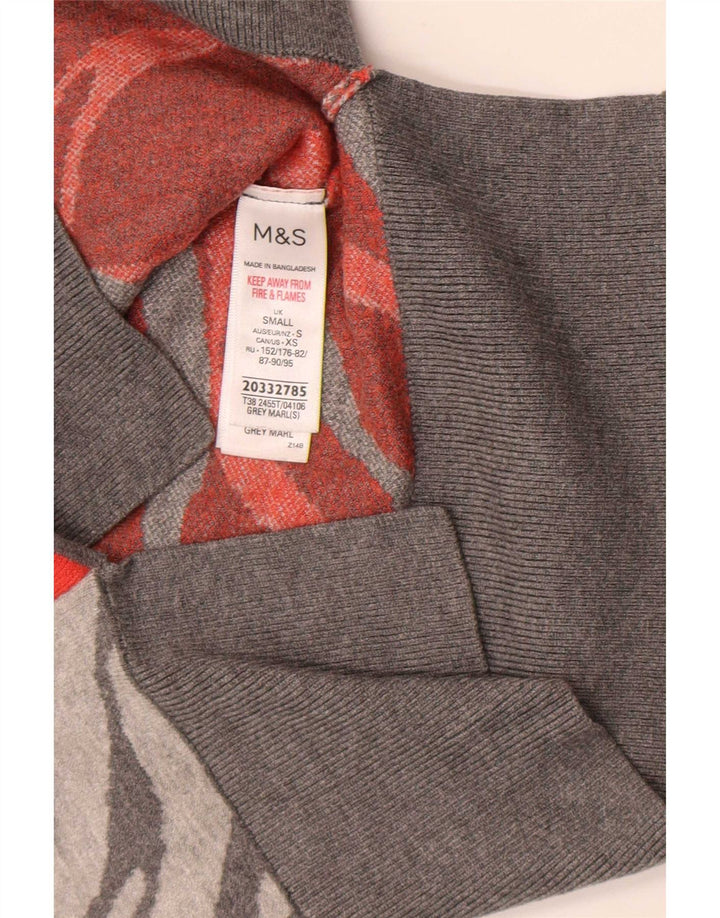 Marks & Spencer Rollkragenpullover für Damen, Gr. 8, Grau