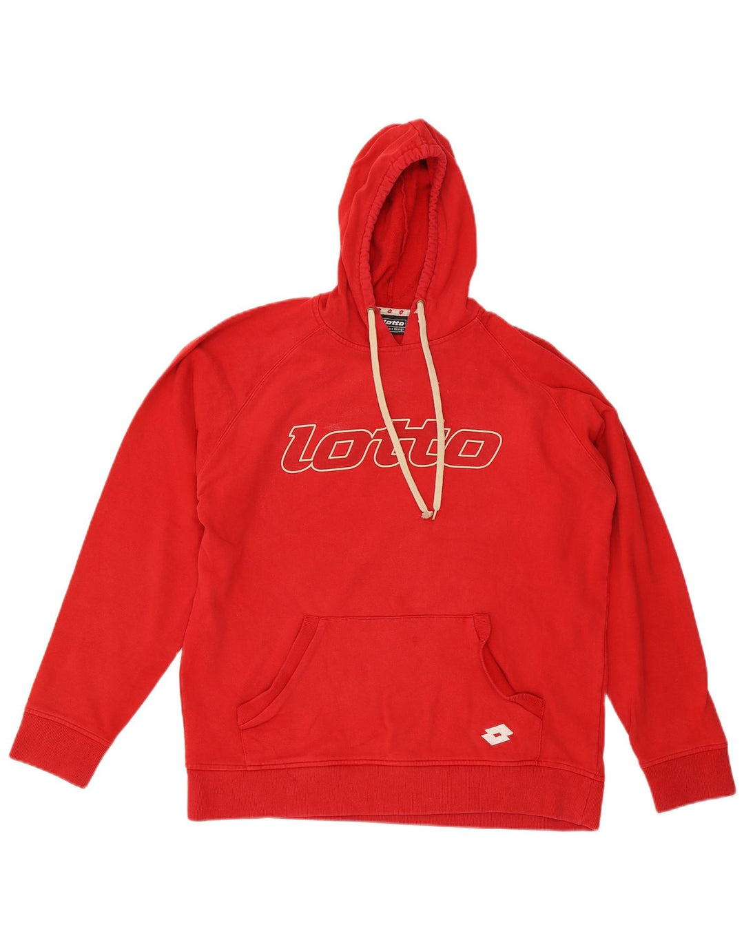 Lotto Herren Kapuzenpullover mit Grafik, 2XL, Rot