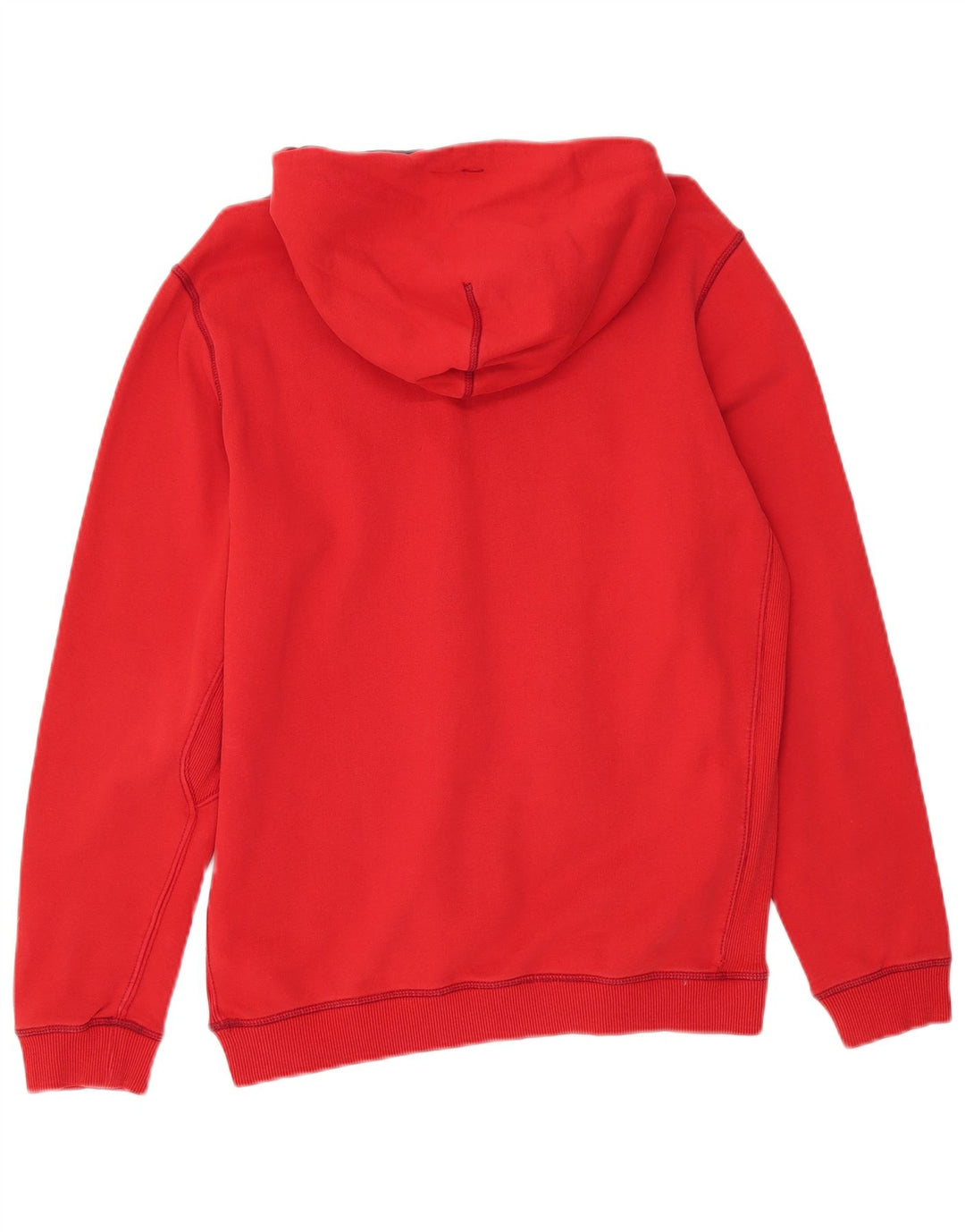 Diesel Herren-Kapuzenpullover mit Grafik, mittelrote Baumwolle