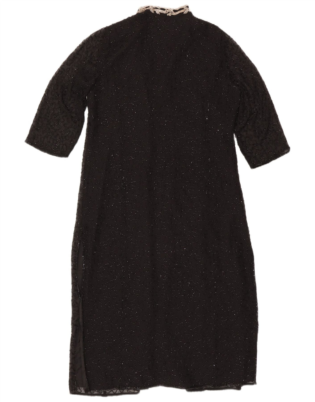Jacques Vert Damen Abend-Strickjacke mit 3/4-Ärmeln, UK-Gr. 12, Mittelschwarz
