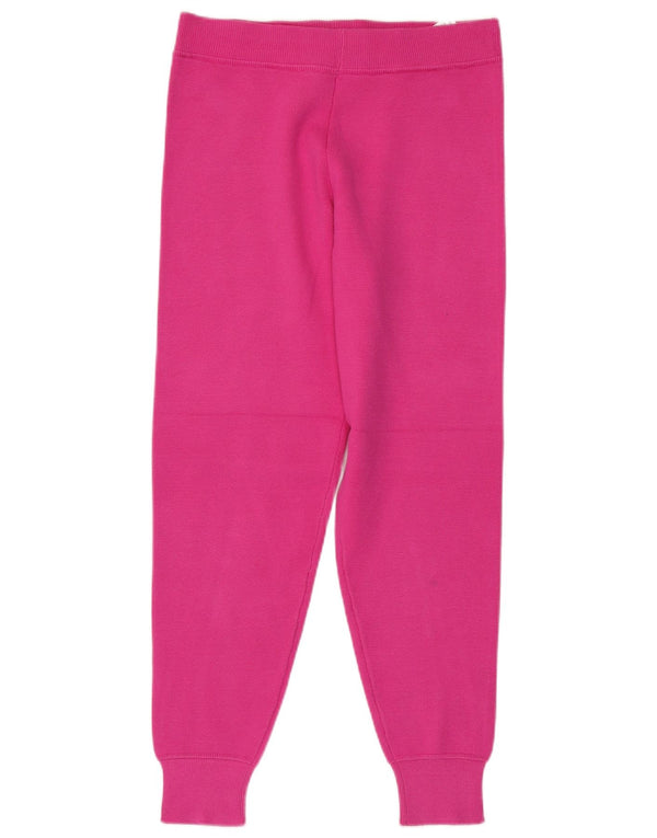 Zara Damen Strick-Trainingshose, Jogginghose, UK 14, mittelrosa Viskose