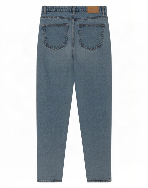 Zara Damen Trafaluc Tapered Jeans EU 36 XS W26 L26 Blau
