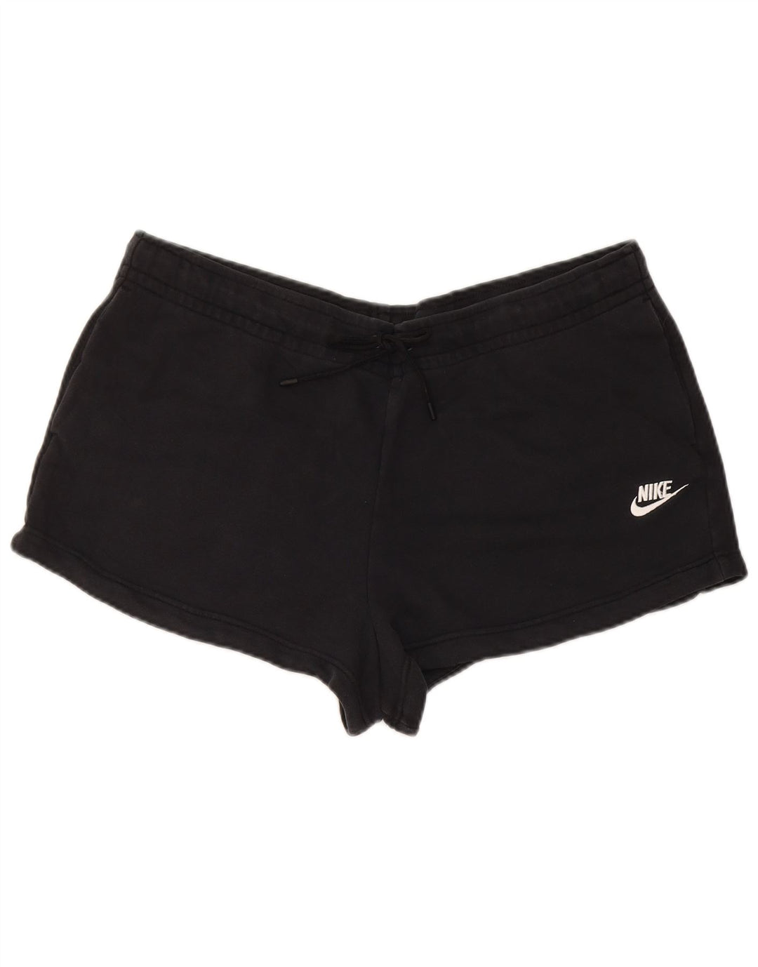 Nike Damen Sportshorts UK 16 Large Schwarz Baumwolle