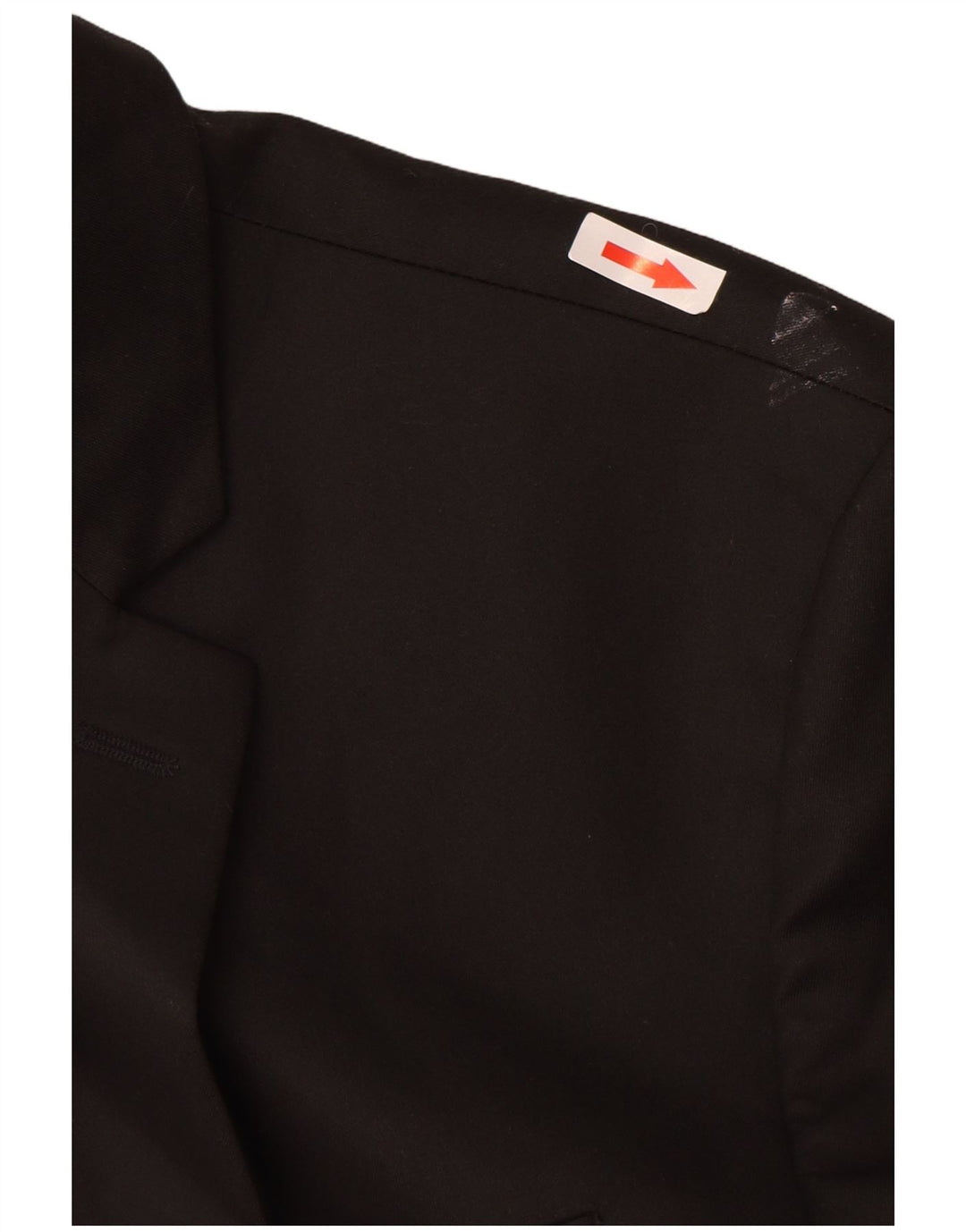 Zara Herren-Blazerjacke mit 2 Knöpfen, EU 54, XL, Schwarz, Polyester