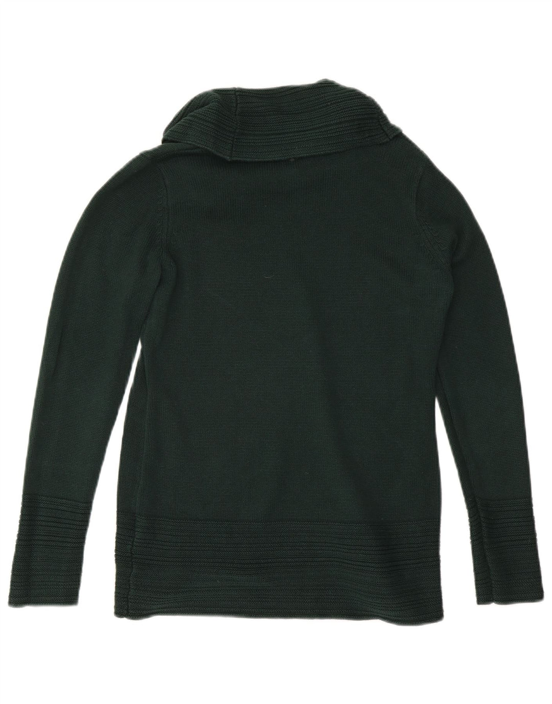 CALVIN KLEIN Damen-Pullover mit Rollkragen, Gr. 10, Größe S, grün, Baumwolle