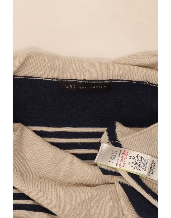 Marks & Spencer Damen-Pullover mit Rollkragen, Gr. 14, mittleres Marineblau