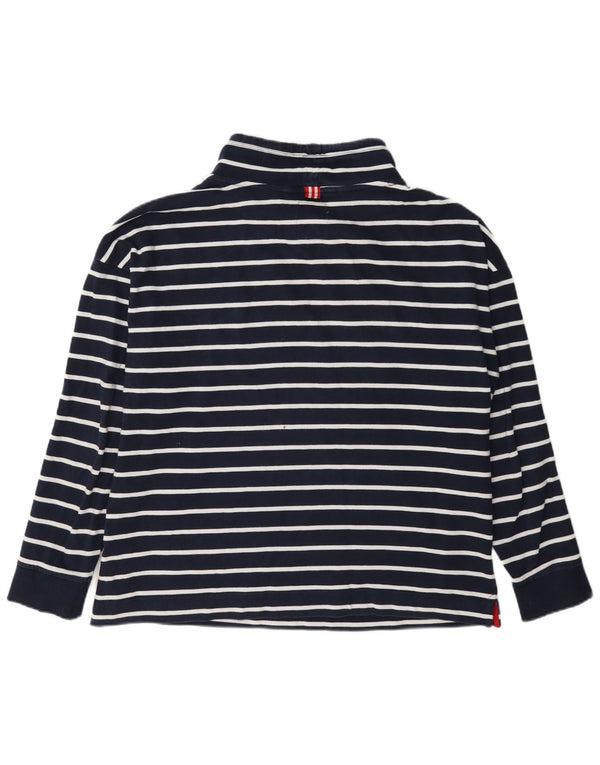 Joules Damen-Sweatshirt-Pullover, UK 14, groß, marineblau, gestreift, Baumwolle