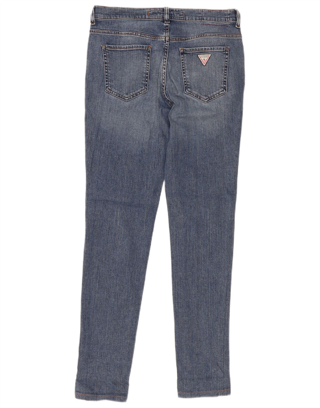 Guess Damen Skinny Jeans W31 L31 Blaue Baumwolle