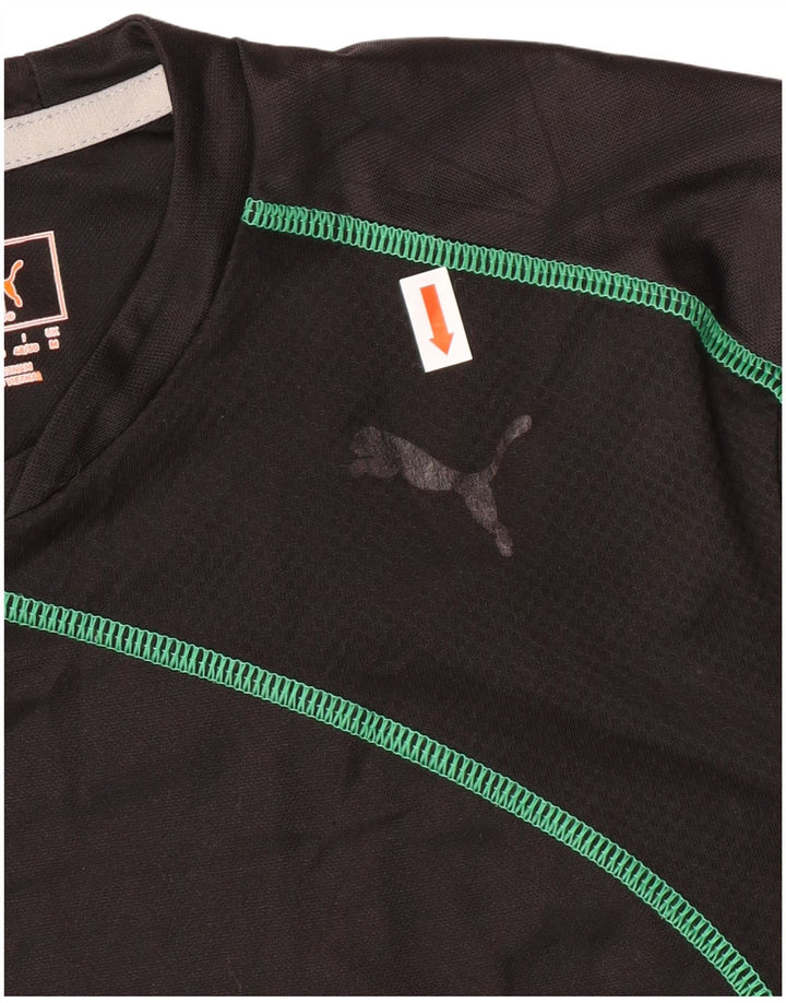 PUMA Herren T-Shirt Top Medium Schwarz Polyester