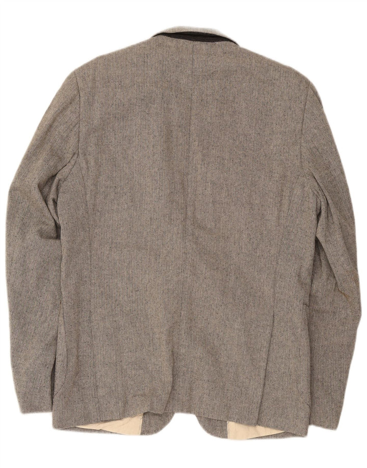 Scotch & Soda Herren 2-Knopf-Blazerjacke IT 50 Large Grau