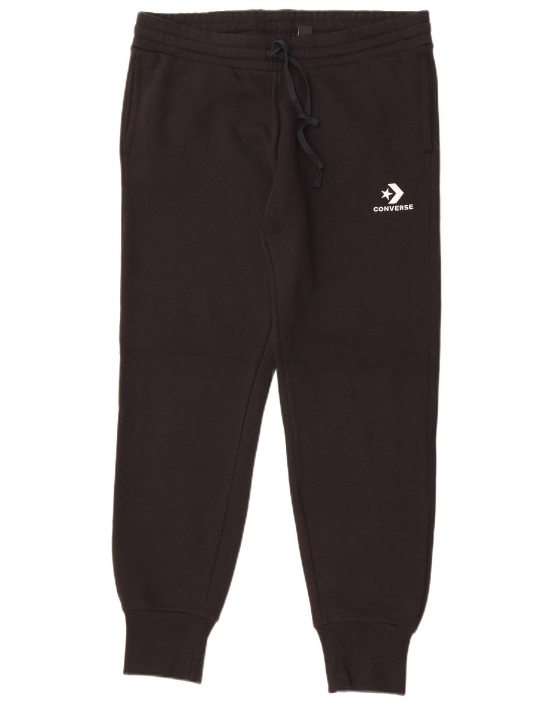 Converse Herren-Trainingshose, Jogginghose, groß, schwarze Baumwolle