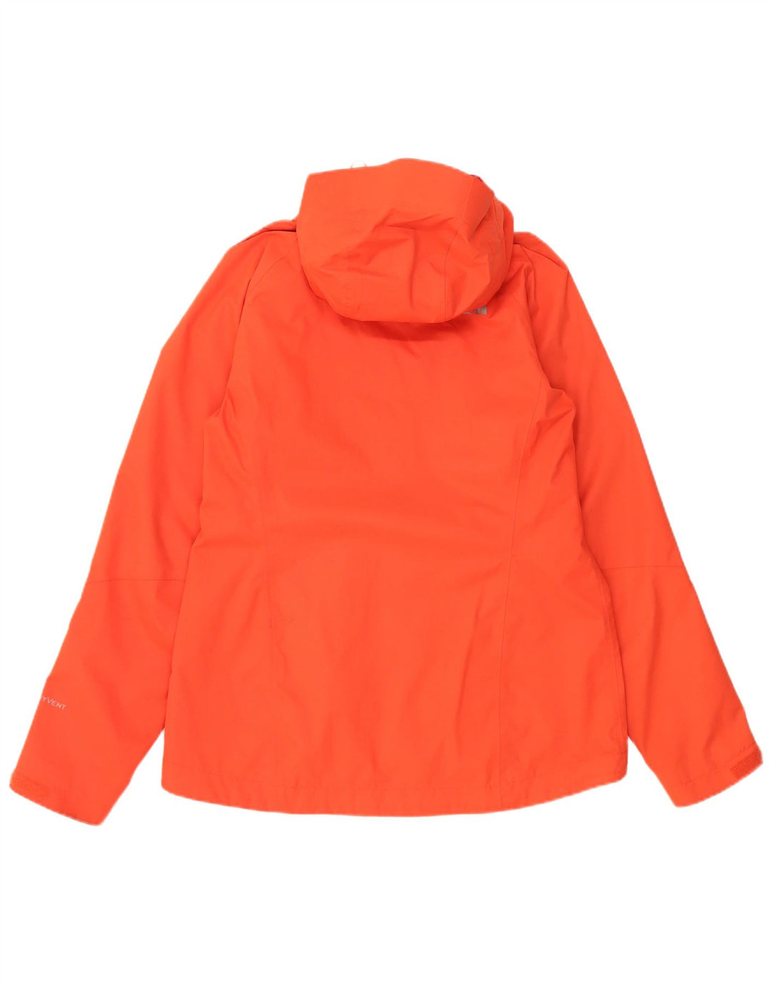 The North Face Damen-Regenjacke mit Kapuze, UK 14, Mittelorange, Polyester