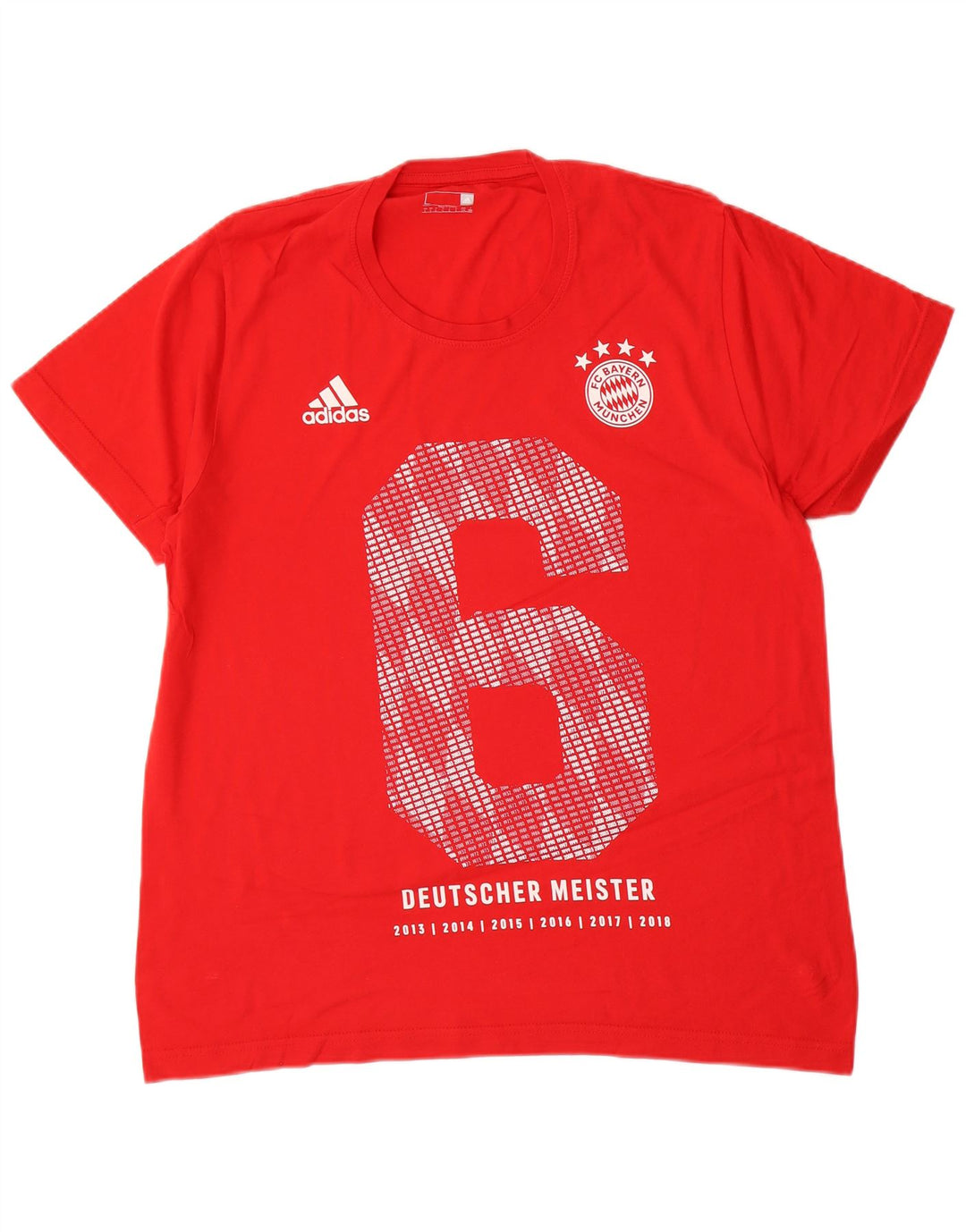 Adidas Herren Grafik T-Shirt Top Large Rot