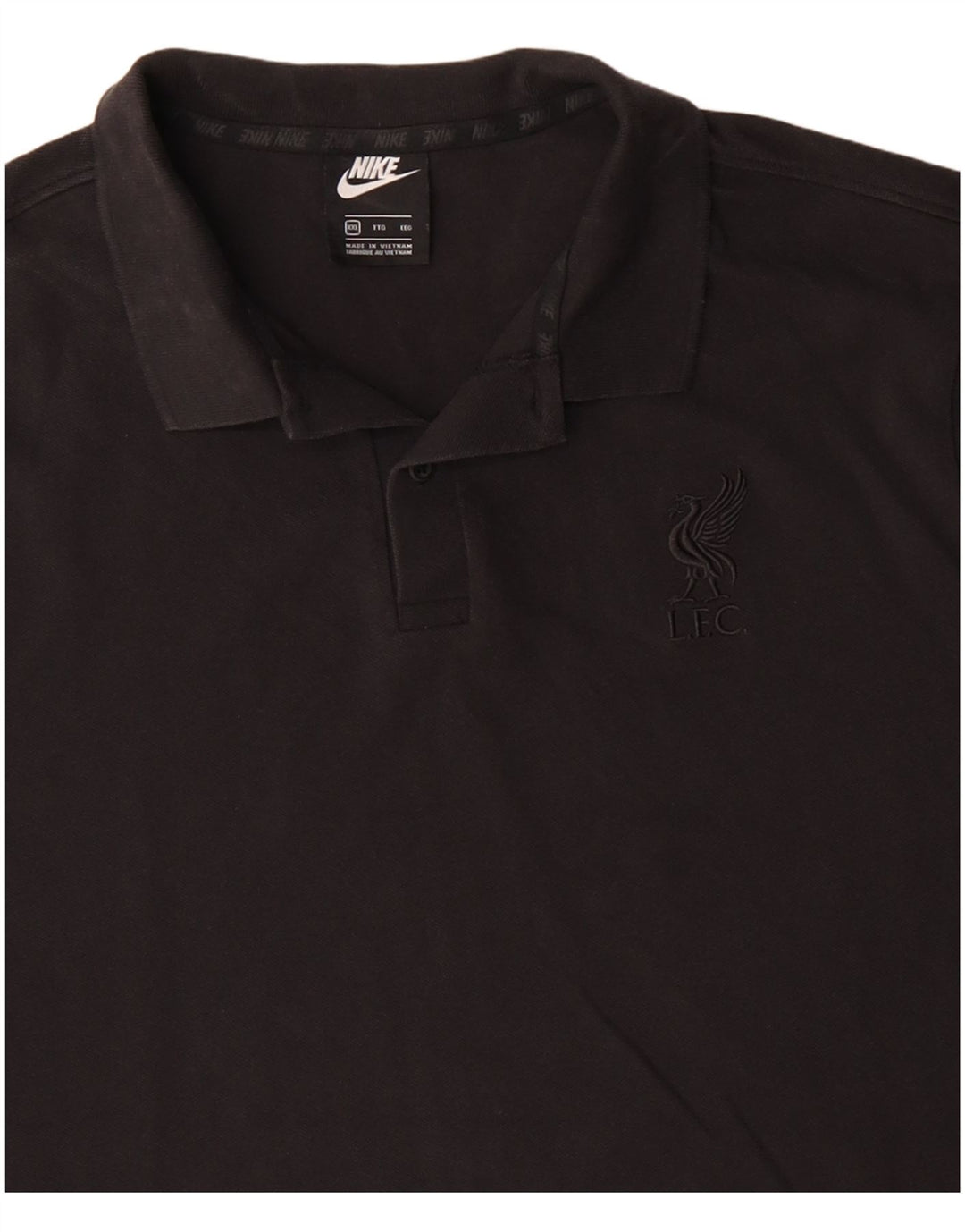 Nike Herren Poloshirt 2XL Schwarz Baumwolle