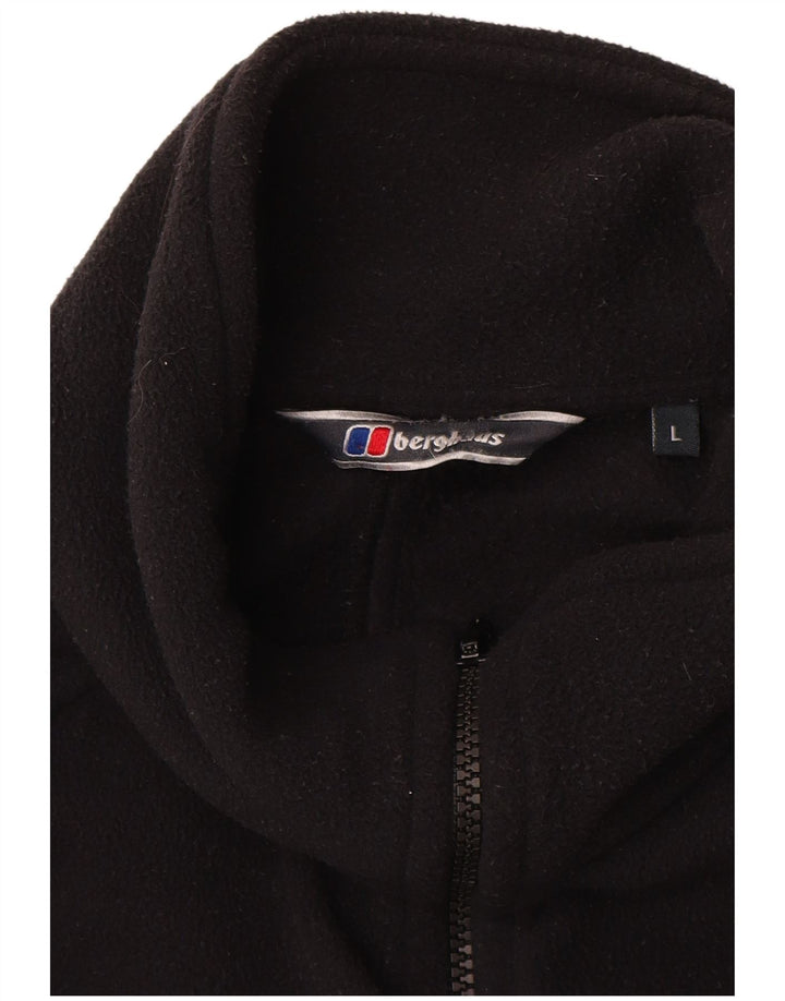 Berghaus Herren Fleecejacke UK 40 Large Schwarz Polyester