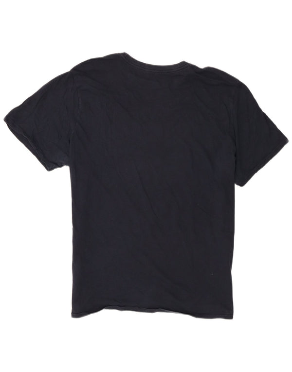 Nike Herren T-Shirt Top 2XL Marineblau Baumwolle