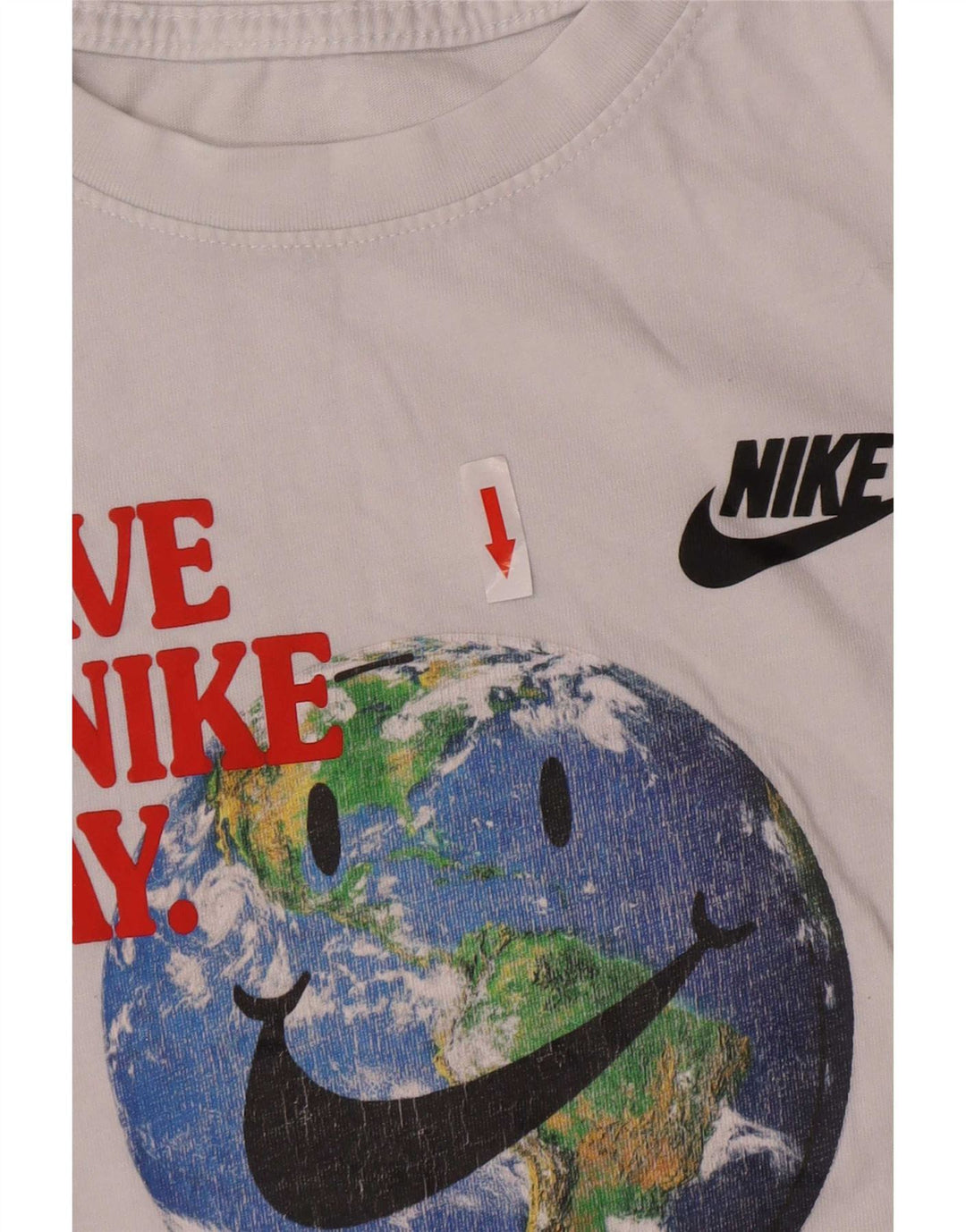 Nike Jungen T-Shirt mit Grafik, 13–14 Jahre, XL, Weiß