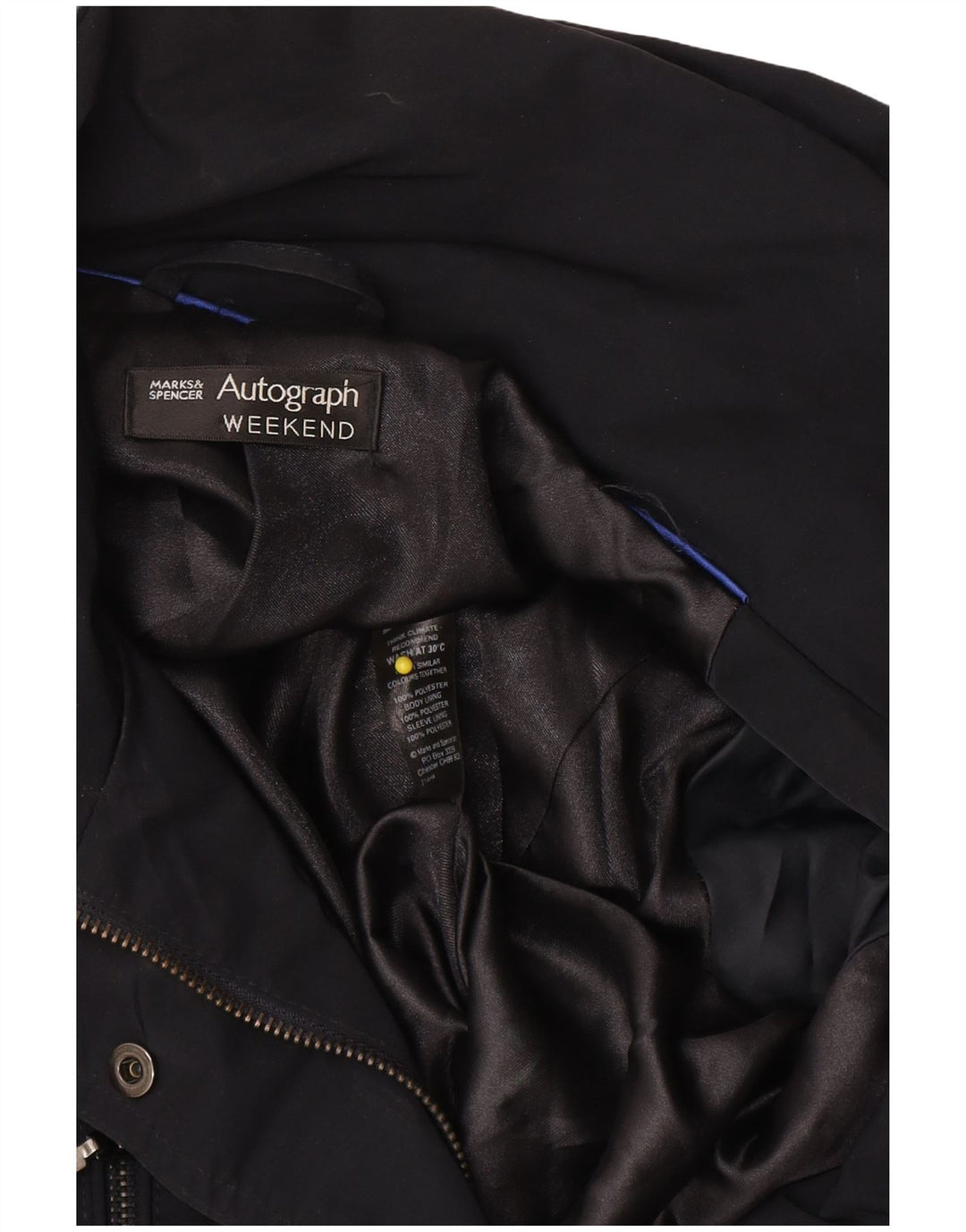 Marks & Spencer Damen Autograph Windjacke UK 12 Medium Schwarz