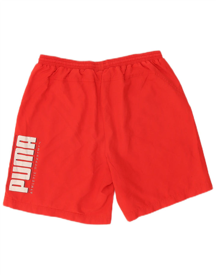 Puma Herren Graphic Sport Shorts Großes rotes Polyester