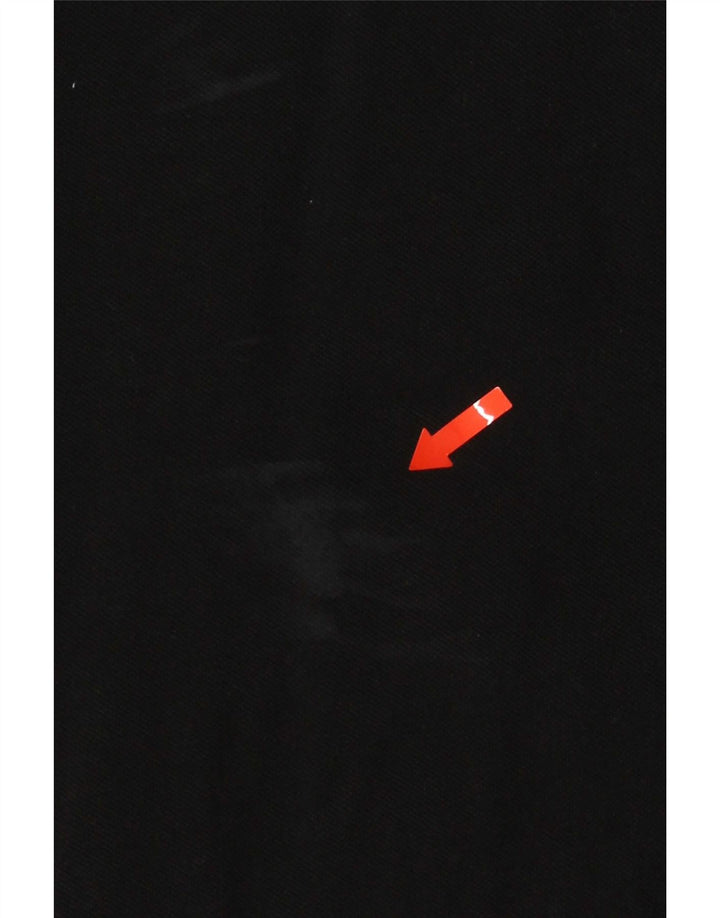 Nike Herren-Poloshirt, groß, aus schwarzer Baumwolle