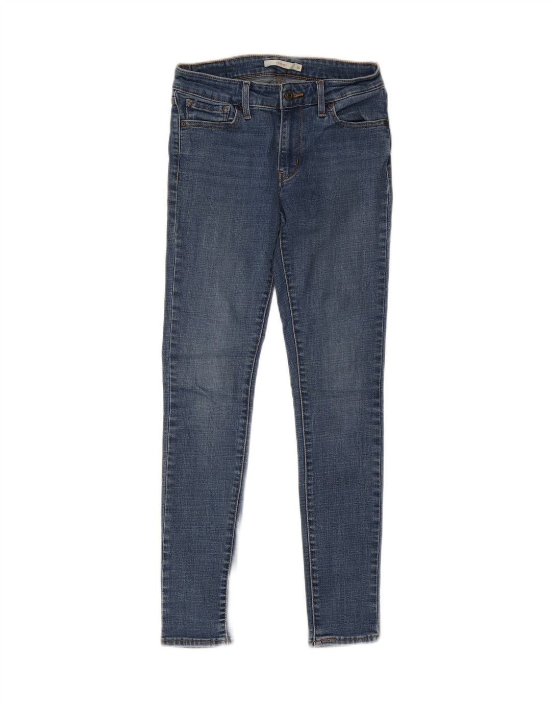 Levi's Damen 711 Skinny Jeans W26 L30 Blaue Baumwolle