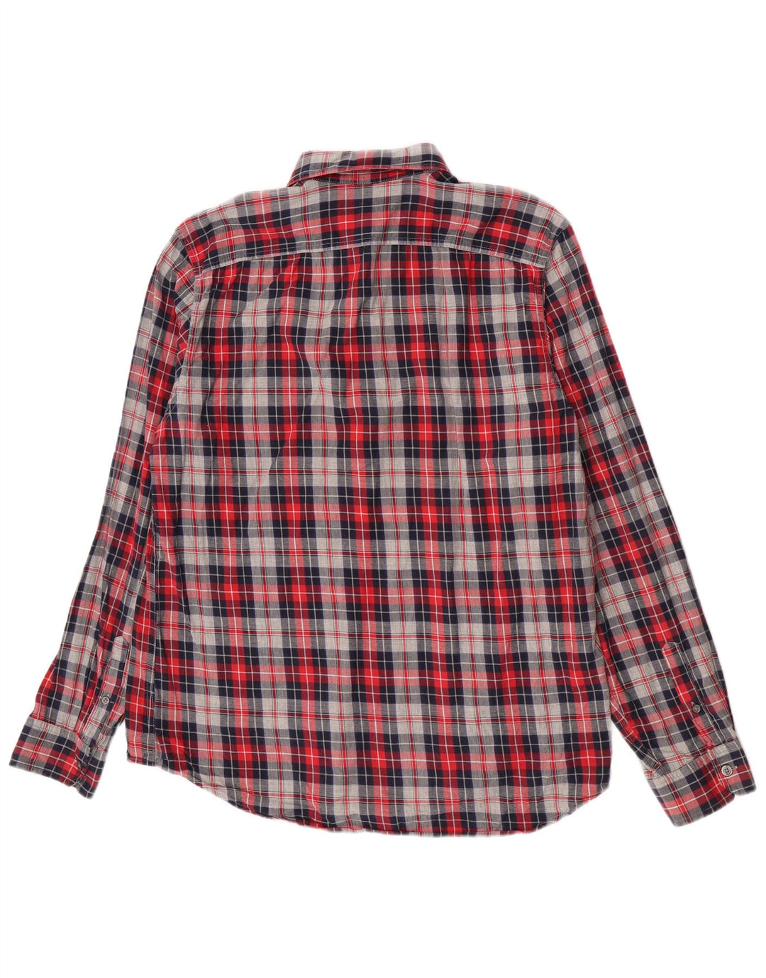 Gap Herren-Flanellhemd, groß, rot kariert, Baumwolle