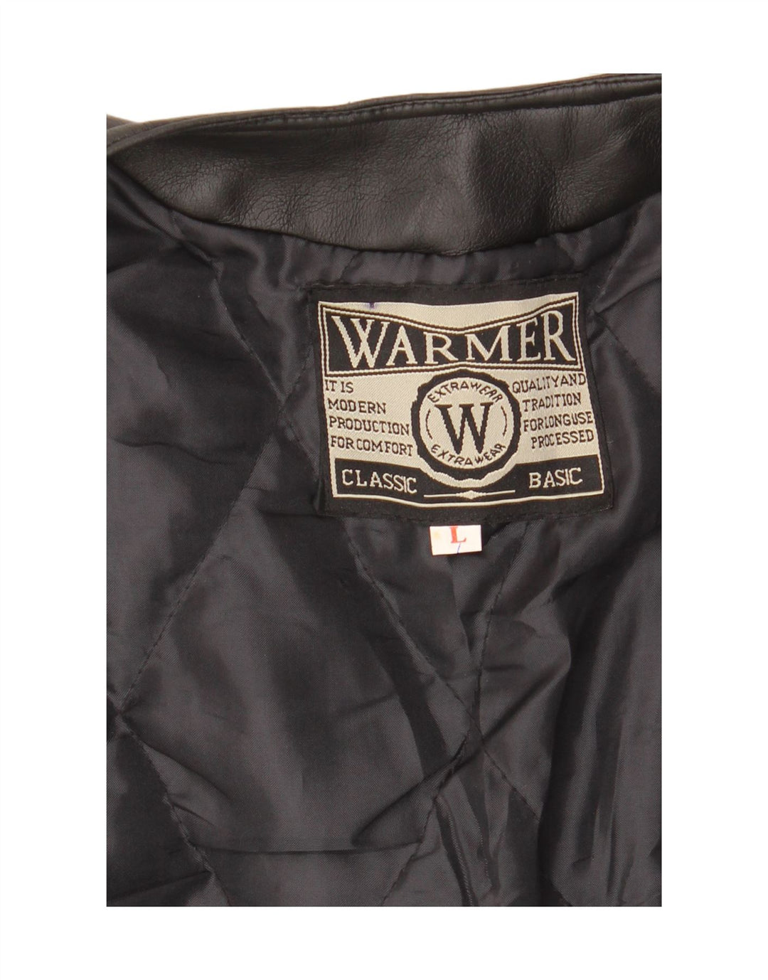 Vintage Damen Lederweste UK 16 Large Schwarz