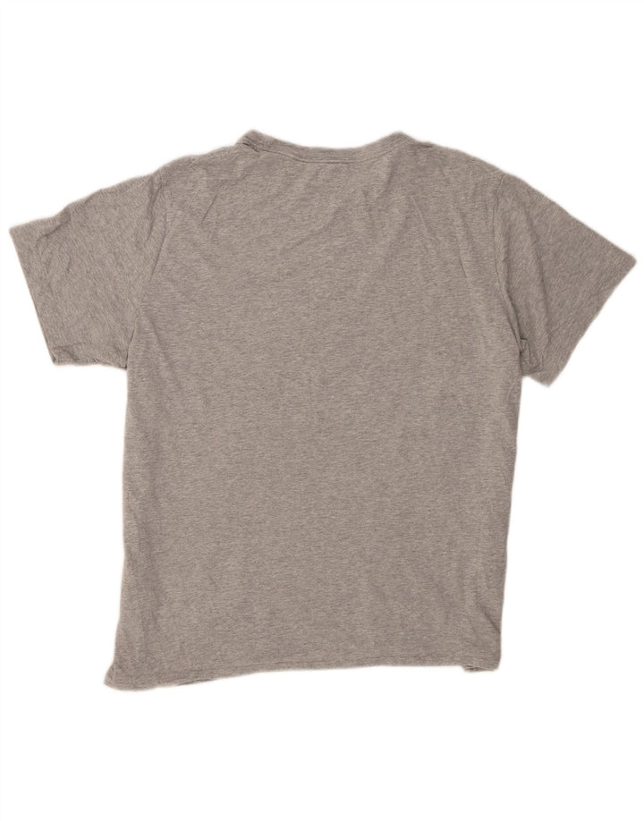 Nike Herren-T-Shirt, groß, grau gefleckte Baumwolle