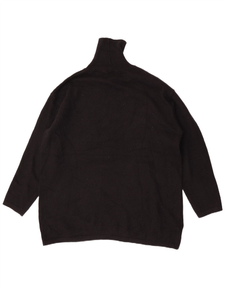 Iceberg Damen Looney Tunes Rollkragenpullover IT 46 Große schwarze Wolle