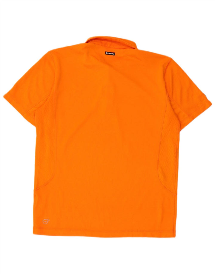 Puma Herren Poloshirt Medium Orange Polyester